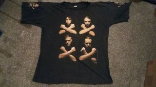 Metallica Vintage Tour T - Shirt 1992.  Birth School Metallica Death