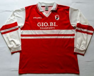 Bari 1997 Gio.  Bi.  Transporti De Rosa 4 Vintage Lotto Shirt Jersey Maglia 1998