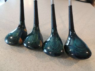 Vintage Womens Pga Butterfly 635 Cam Sole Wood Set 1,  3,  5,  7.
