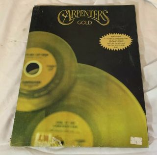 Vtg The Carpenters Gold Song Book Sheet Music By Richard And Karen Carpenter