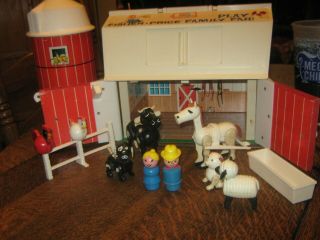 Vintage Fisher Price Little People Play Family Farm,  915,  1967