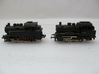 2 Vintage Marklin HO Scale Steam Locomotive Engines Made in Germany. 3