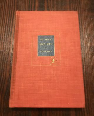 John Steinbeck Of Mice And Men Vintage 1937 Random House/modern Library Edition