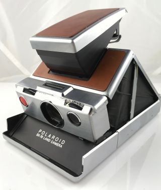 Vintage Polaroid Sx - 70 Land Camera With Case Repair Or Parts