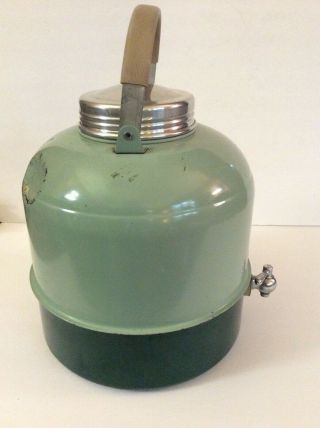 Vintage VAGABOND Metal Thermos Jug Cooler with Spigot Tap 5