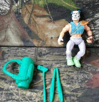 1989 Tmnt Casey Jones Action Figure W/accessories Vtg Mirage Ninja Turtle B5