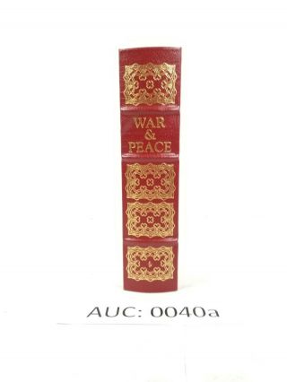Easton Press: War And Peace By Leo Tolstoy,  Collector 