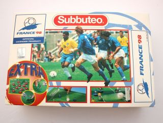 Subbuteo Vintage World Cup France 1998 Edition Table Top Football Game Soccer