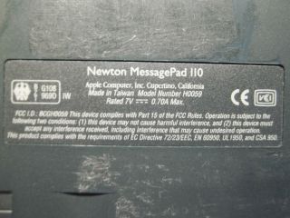 Apple H0059 MessagePad 110 Vintage Newton OS Personal Digital Assistant PDA 6