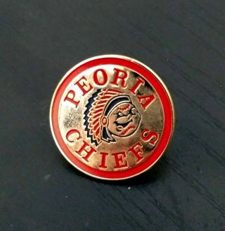 Peoria Chiefs - Minor League Baseball Lapel Pin - Vintage 1990s