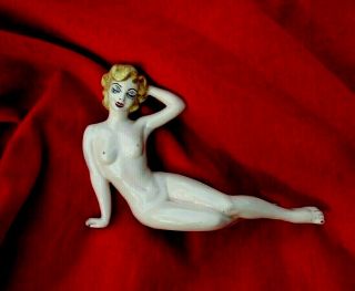 Vintage Nude Figurine Pin Up Girl Marilyn Monroe 1950 