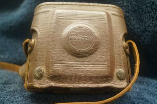 Beacon Ii Vintage 127 Film Camera W/case & Strap By Whitehouse Products - 0706