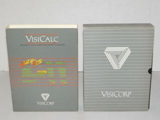 Vintage 1982 Visicorp Visicorp 1.  20 Ibm Pc Computer Software Program Floppy Disk