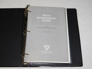Vintage 1982 Visicorp Visicorp 1.  20 IBM PC Computer Software Program Floppy Disk 2