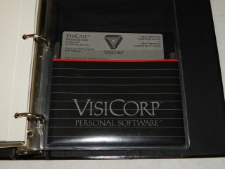 Vintage 1982 Visicorp Visicorp 1.  20 IBM PC Computer Software Program Floppy Disk 3