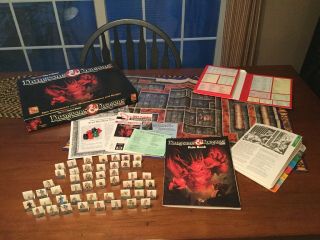 Vintage 1991 Tsr 1070 The Easy To Master Dungeons & Dragons Game