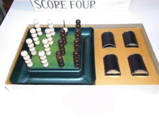 Score Four Board Game Funtastic 1968 Made in USA Complete Vintage 2 to 8 Players 3