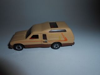 Vtg 1980 Mattel Hot Wheels Minitrek Brown/beige Camper/van/truck Bw Hong Kong