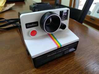 Vintage Polaroid Sx - 70 One Step Land Camera Rainbow Stripe Instant Camera