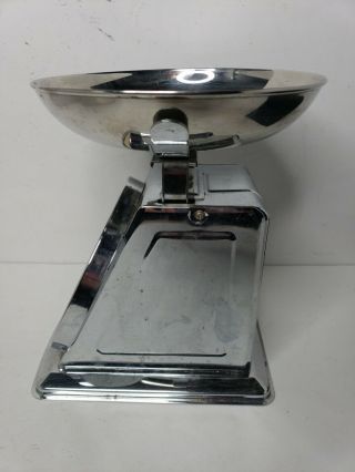 Vintage Kitchen Food Mechanical Scale Tool Analog Dial Removable Bowl 10 
