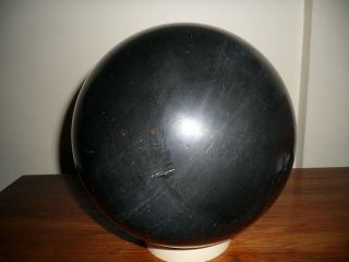 vintage ebonite gryo 1 gyro balanced 15 lb bowling ball black color 3