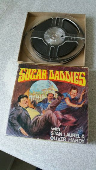 Vintage 8mm Film / Cine Cartoon - Sugar Daddies - Laurel & Hardy