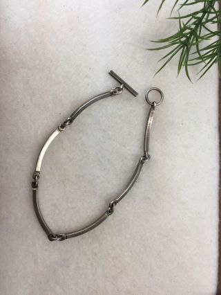 Vintage N.  E.  From Denmark Bracelet Sterling Silver Modernist Jewelry Toggle 4