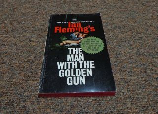 Ian Fleming Vintage James Bond Thriller,  The Man With The Golden Gun,  1st Print