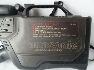 Vintage Panasonic VHS Camcorder PV - 610 2
