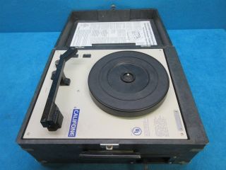 Califone 1010av Vintage Portable Phonograph Record Player W/ Built - In Speaker