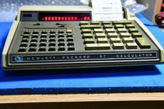 Hewlett - Packard HP97 Programmable Calculator Good shape 3