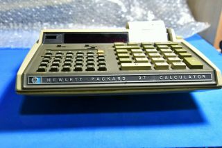 Hewlett - Packard HP97 Programmable Calculator Good shape 8