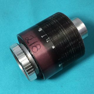 Buhl Optical 12.  5mm 1/2 Inch.  500” F/1.  4 16mm Projector Lens 812 - 410 W/ Barrel