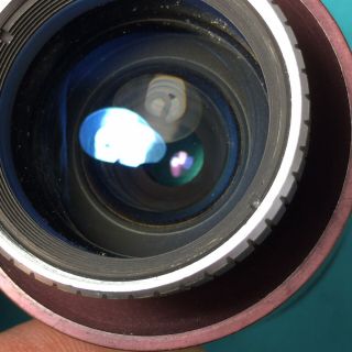 BUHL Optical 12.  5mm 1/2 INCH.  500” f/1.  4 16mm Projector Lens 812 - 410 w/ Barrel 7