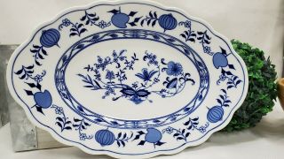 Vintage Winterling Blue Onion,  Medium Platter,  Bavaria Germany,  Blue & White