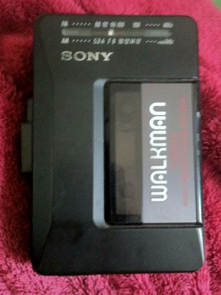 Vintage Sony Walkman Radio Cassette Player Wm - F 2015