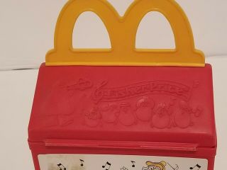Vintage 1989 Fisher Price McDonalds Happy Meal Lunch Container Plastic Box 4