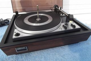 Dual 1225 Turntable With Dust Cover Fully Functional Near