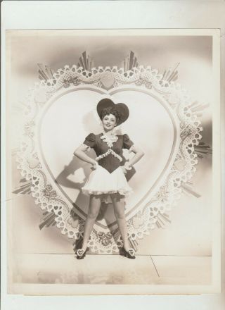 Vintage 8 X 10 B & W Pinup Photograph Actress Joan Leslie By Henry Waxman