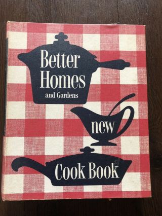 Vintage 1953 Better Homes And Gardens Cook Book 1st Edition 6th Print Binder