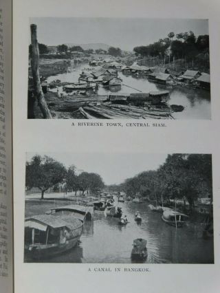1924 SIAM by GRAHAM in 2 vols 153 illustrations & map THAILAND BANGKOK RAMA VI 6