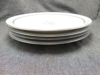 4 Vintage Noritake Bluebell 10 1/2 " Dinner Plates Japan