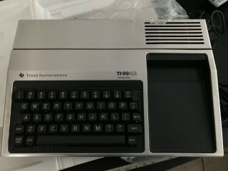 Texas Instruments Ti - 99 / 4a Console System With Games,  Ps And Box