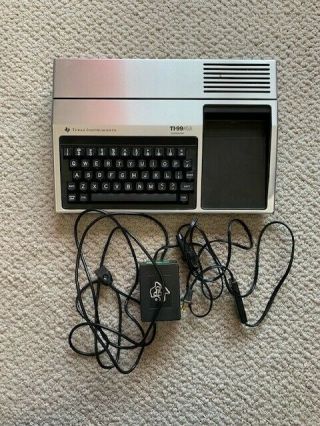 Texas Instruments Ti - 99/4a Computer W/power Cord - &