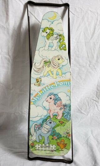 Vintage 1984 Wolverine Metal Tin Ironing Board Toy No.  419 My Little Pony (mlp)