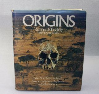 Vintage 1977 1st Edition 4th Printing Origins By Louis S Leakey And Roger Lewin