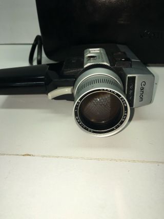 Vintage Canon Auto Zoom 518 8 Video Camera With Case 5