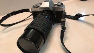 Vintage Minolta X - 300 With 4” Focal Professional Lens