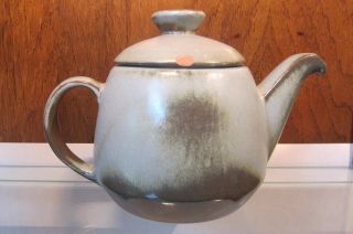 Vintage Frankoma Plainsman Woodland Moss 6 Cup Tea Pot With Lid (pattern 6t)