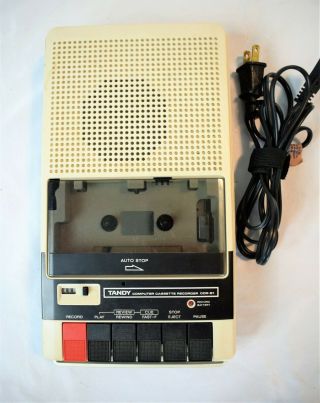 Vtg Radio Shack/tandy Ccr - 81 Computer Cassette Tape Recorder 26 - 1208a -